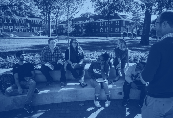 students in a group
